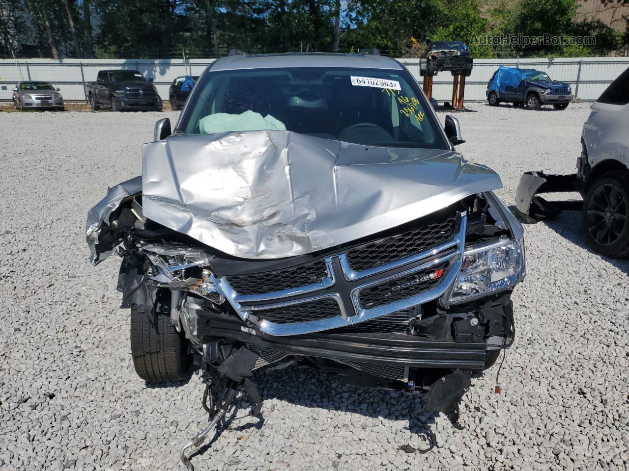 2014 Dodge Journey Limited Silver vin: 3C4PDCDG7ET303282