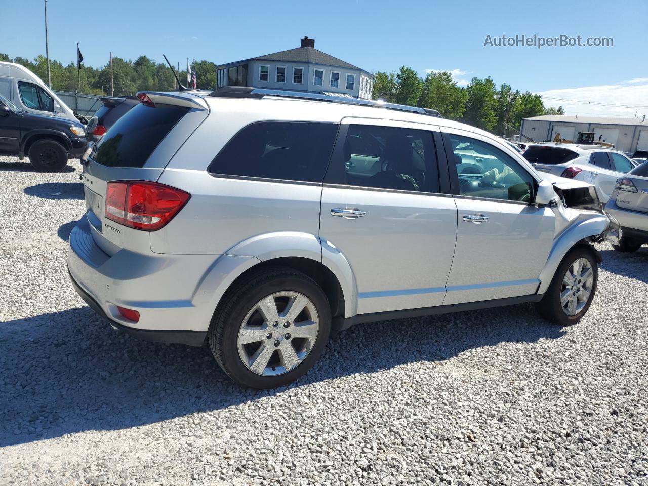 2014 Dodge Journey Limited Silver vin: 3C4PDCDG7ET303282