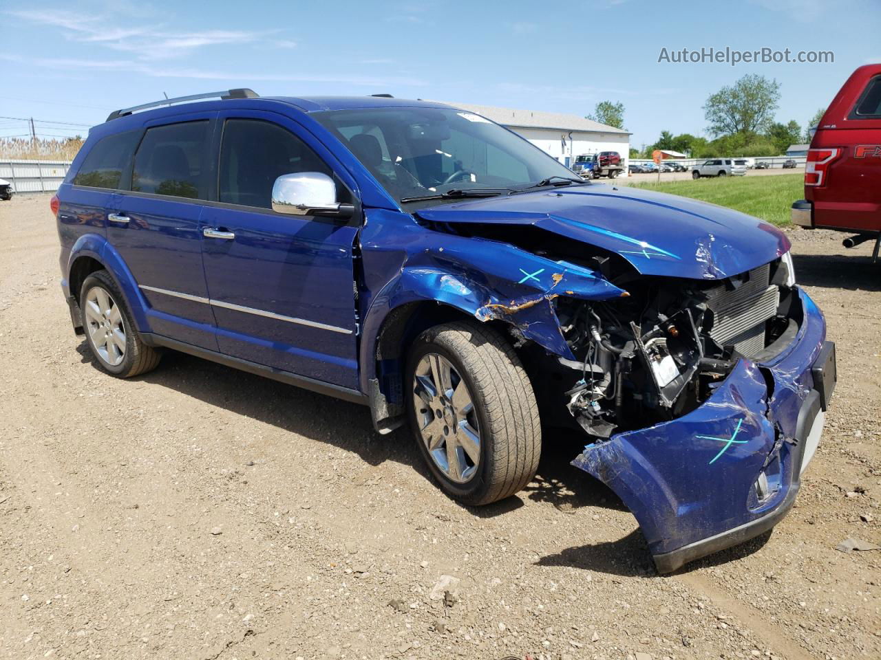 2015 Dodge Journey Limited Blue vin: 3C4PDCDG7FT511812