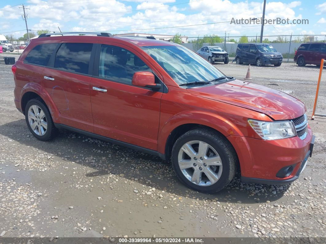 2014 Dodge Journey Limited Orange vin: 3C4PDCDG9ET105674