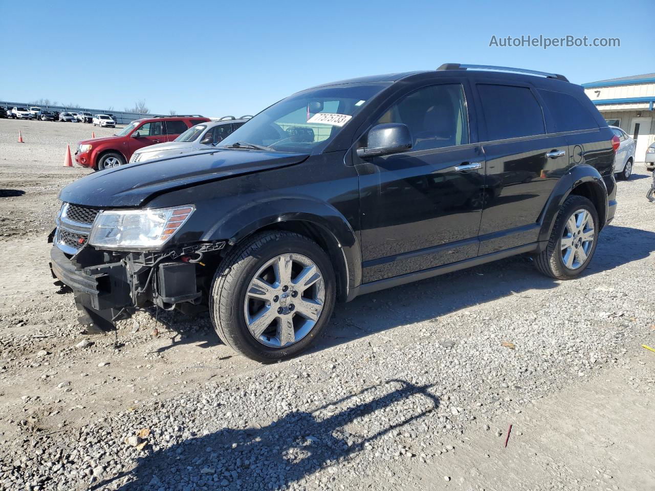 2014 Dodge Journey Limited Black vin: 3C4PDCDGXET182652