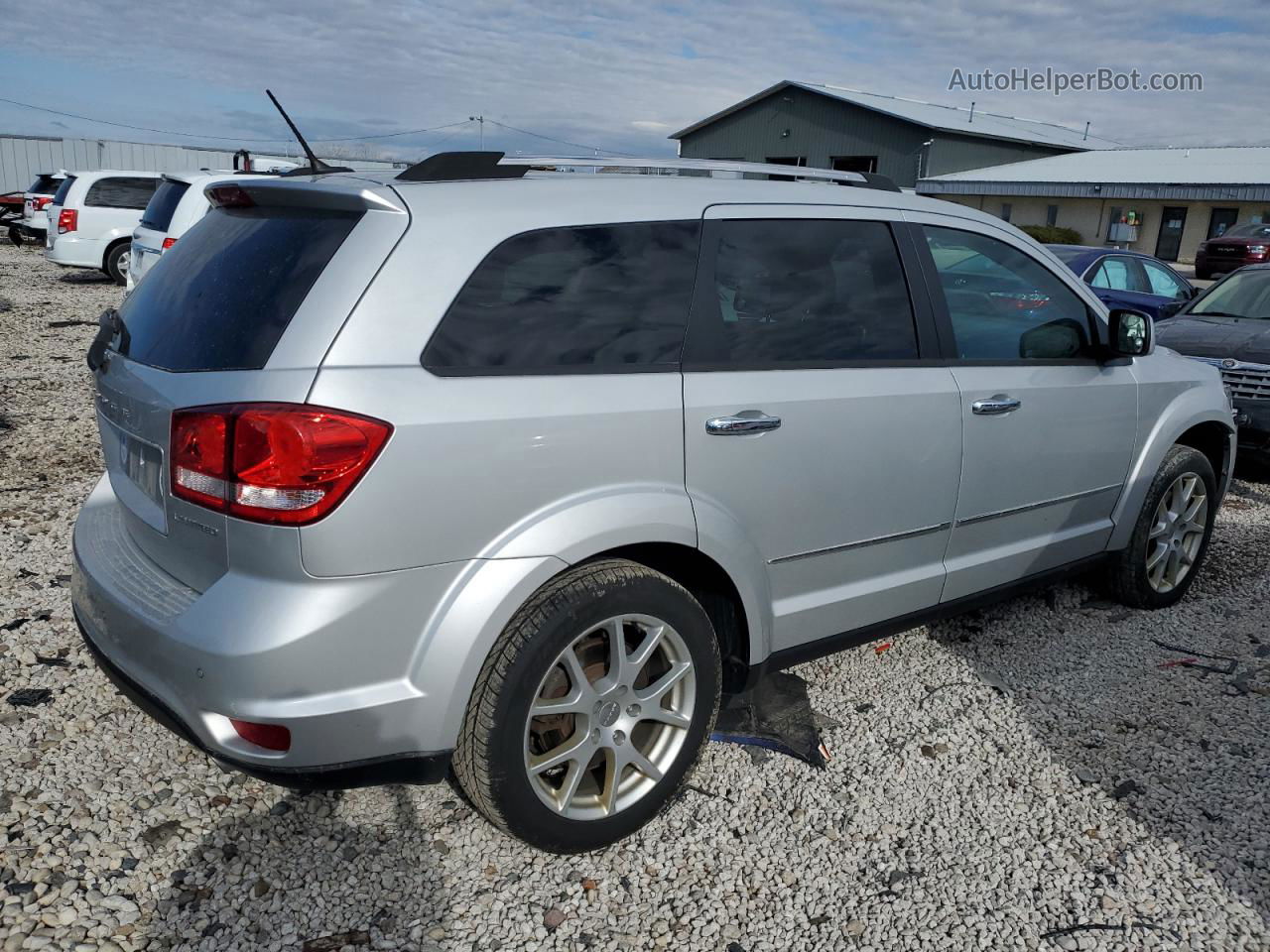 2014 Dodge Journey Limited Silver vin: 3C4PDCDGXET237696