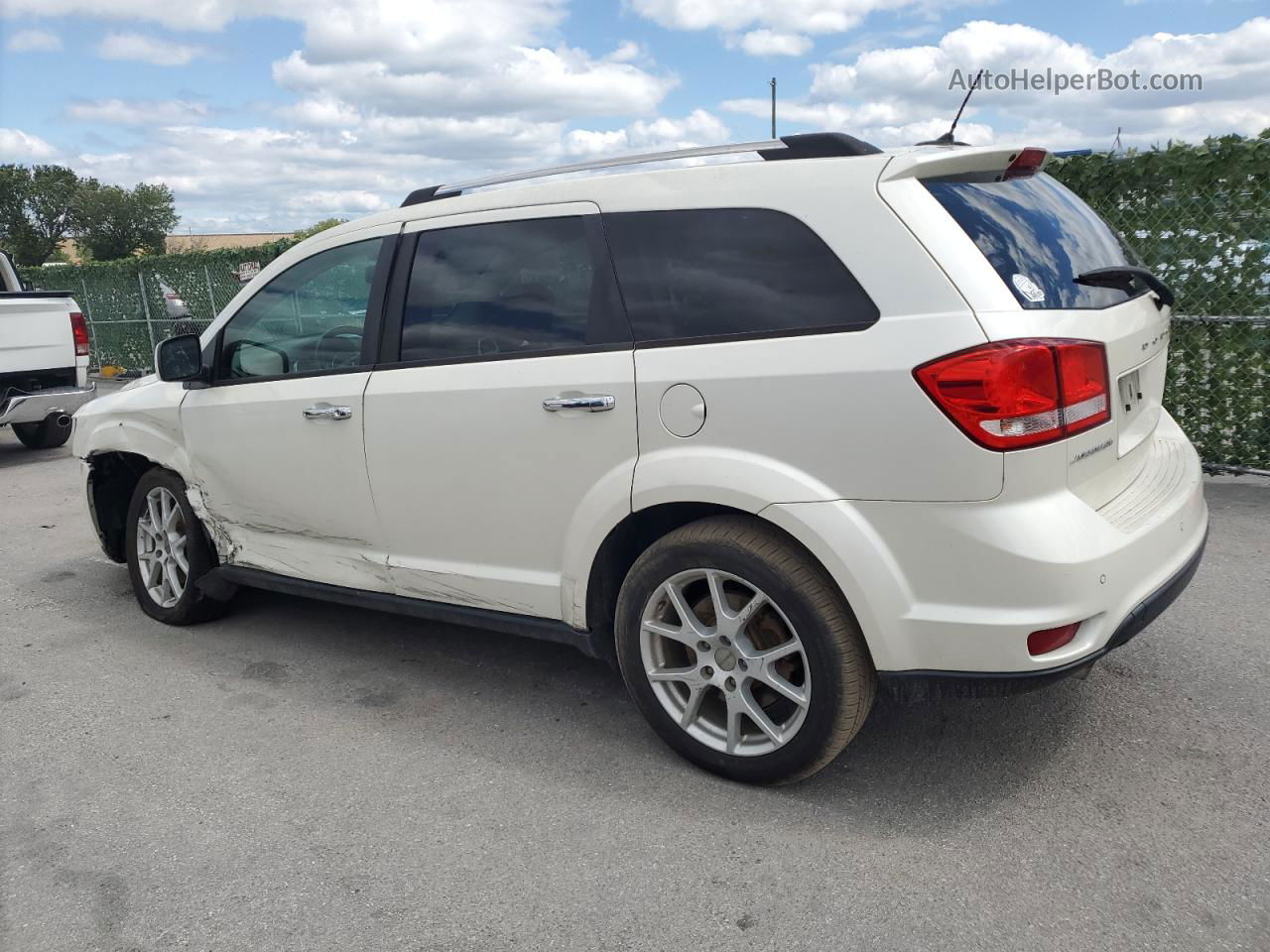 2015 Dodge Journey Limited White vin: 3C4PDCDGXFT529463