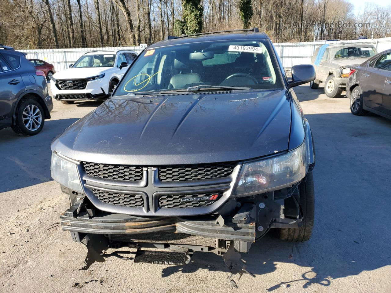 2014 Dodge Journey R/t Gray vin: 3C4PDCEG0ET150856