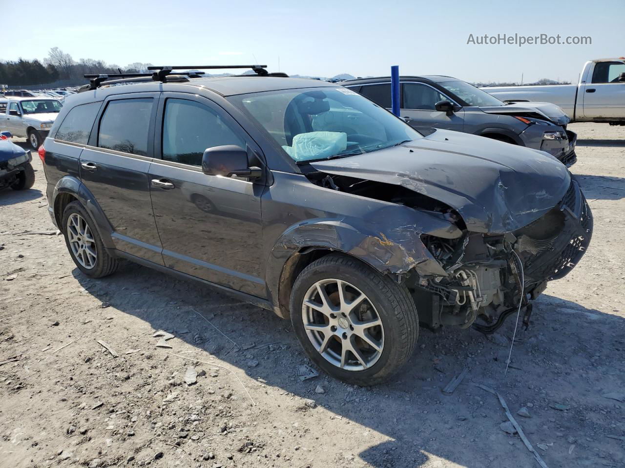 2014 Dodge Journey R/t Gray vin: 3C4PDCEG0ET188765