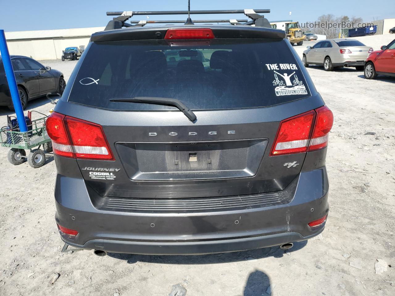 2014 Dodge Journey R/t Gray vin: 3C4PDCEG0ET188765