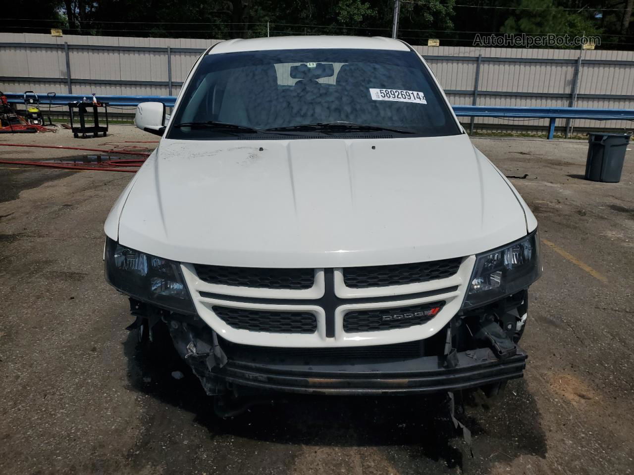 2014 Dodge Journey R/t White vin: 3C4PDCEG0ET214216