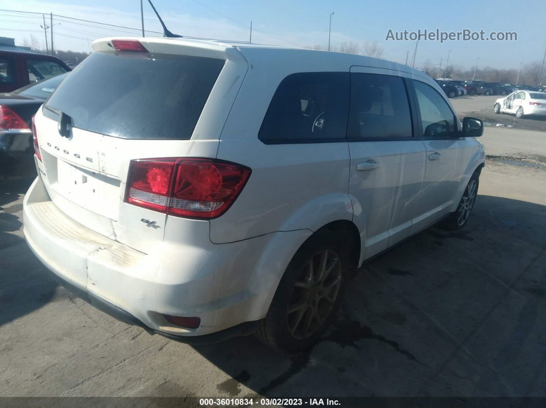 2014 Dodge Journey R/t White vin: 3C4PDCEG0ET277249