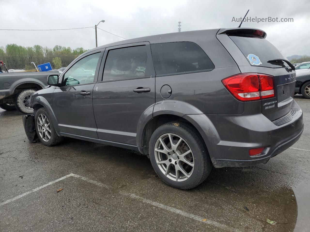 2014 Dodge Journey R/t Gray vin: 3C4PDCEG1ET277762