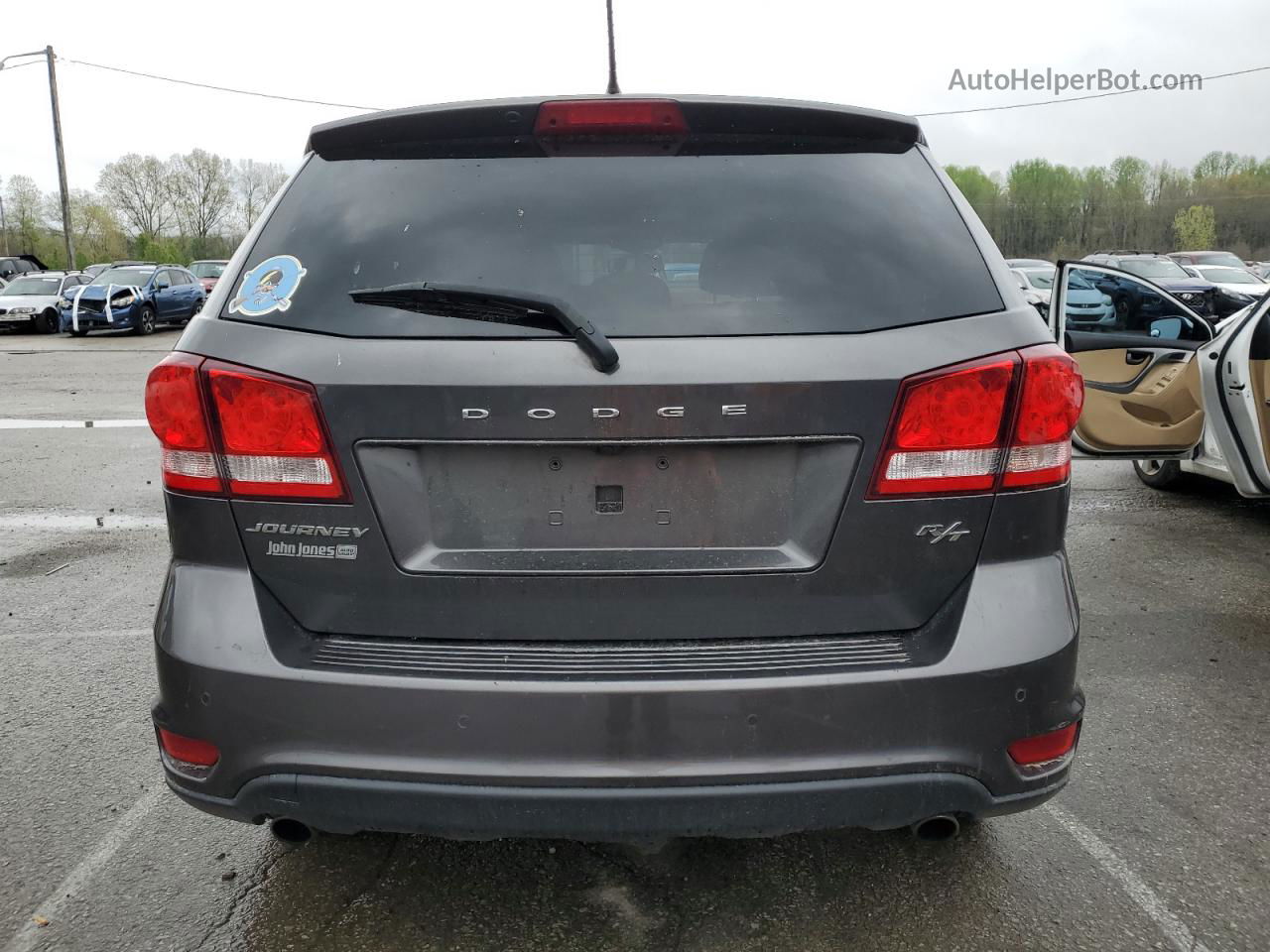 2014 Dodge Journey R/t Gray vin: 3C4PDCEG1ET277762