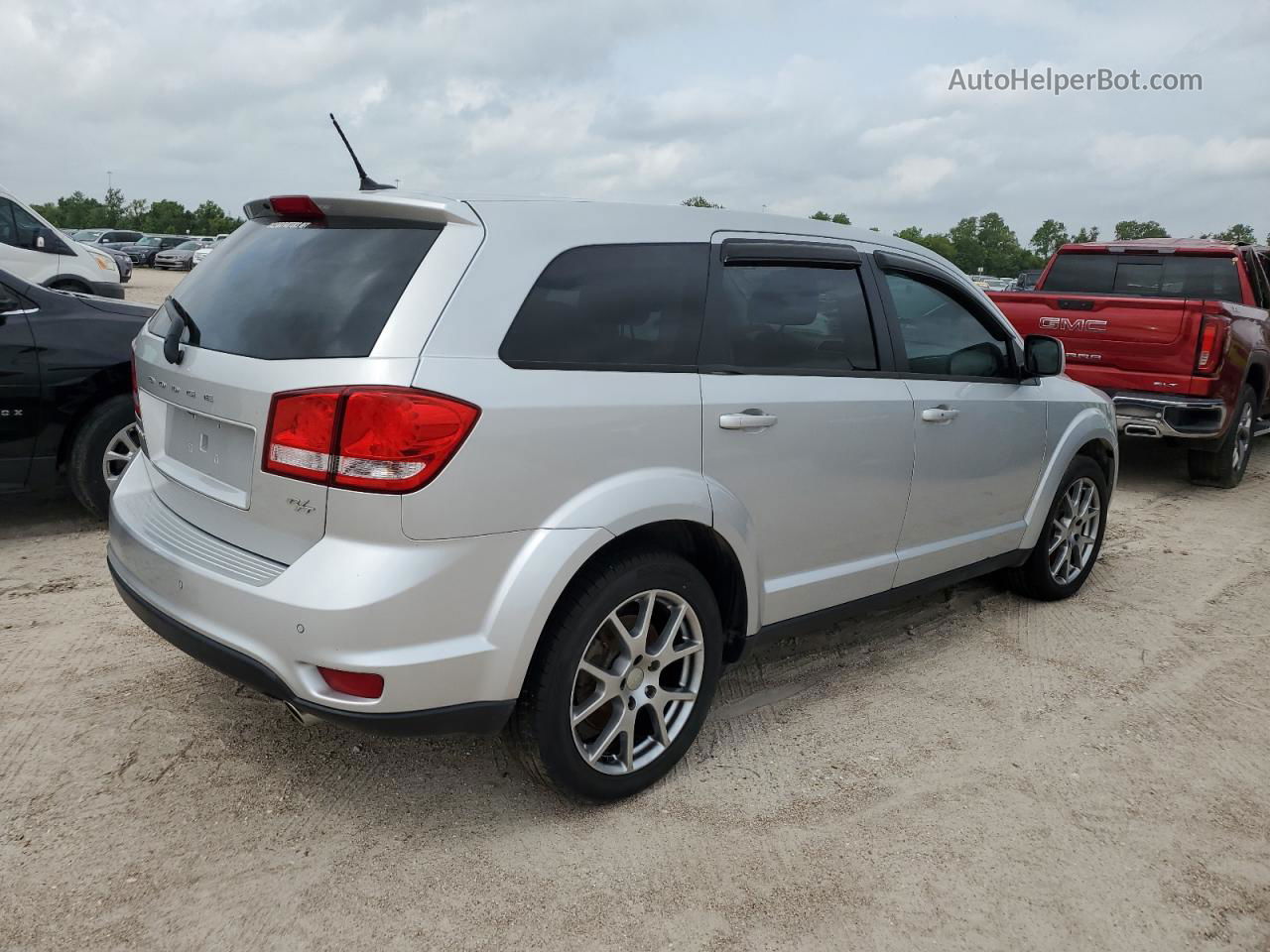 2014 Dodge Journey R/t Silver vin: 3C4PDCEG1ET300179