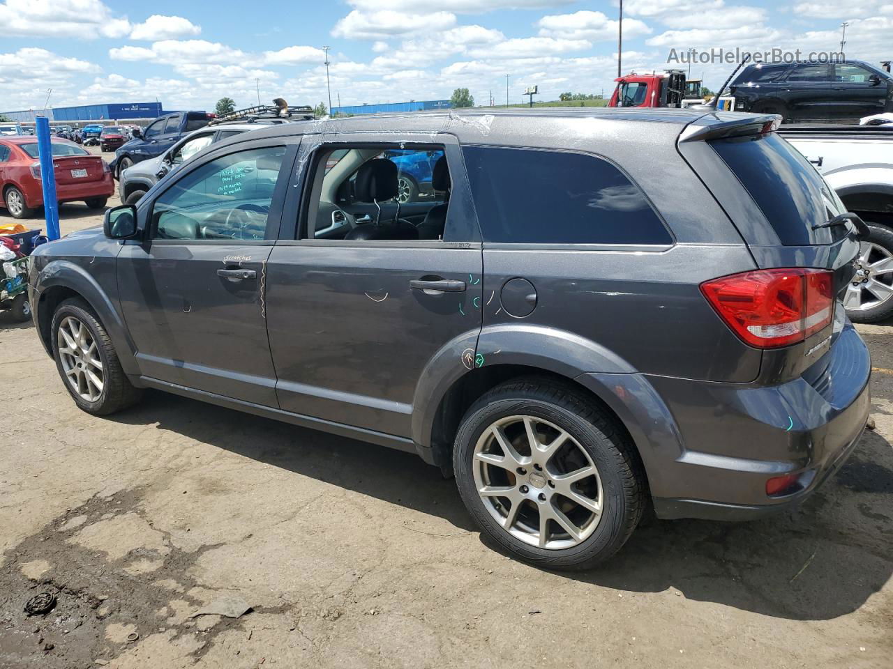 2015 Dodge Journey R/t Gray vin: 3C4PDCEG1FT655189