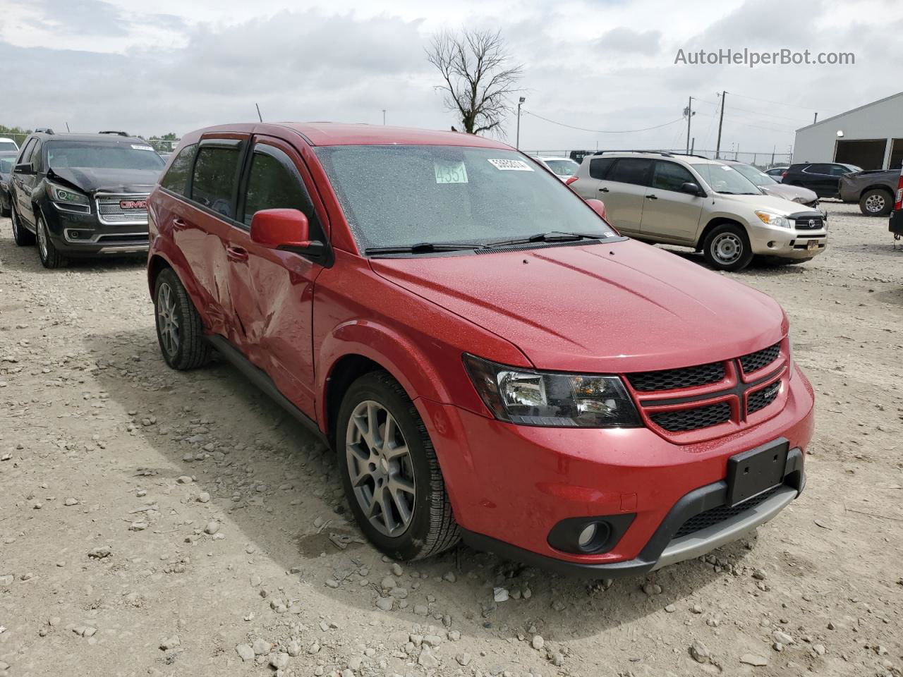 2017 Dodge Journey Gt Красный vin: 3C4PDCEG2HT706010