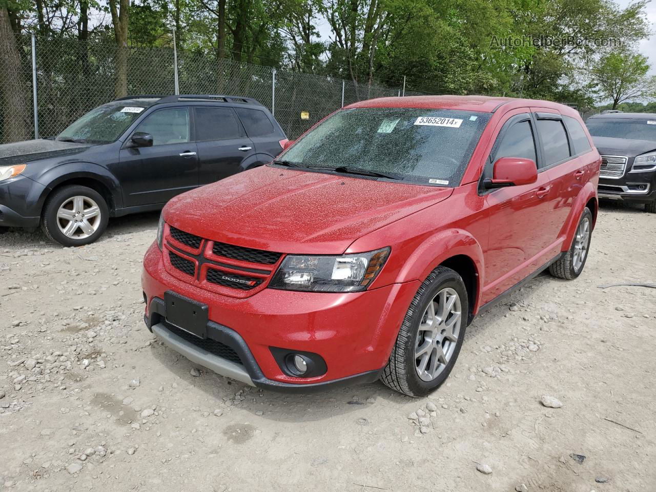 2017 Dodge Journey Gt Красный vin: 3C4PDCEG2HT706010