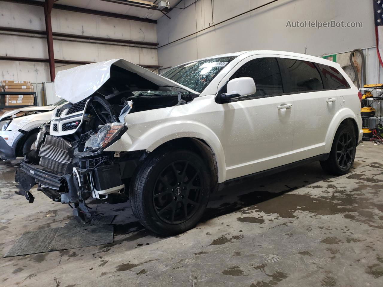 2015 Dodge Journey R/t White vin: 3C4PDCEG3FT669420