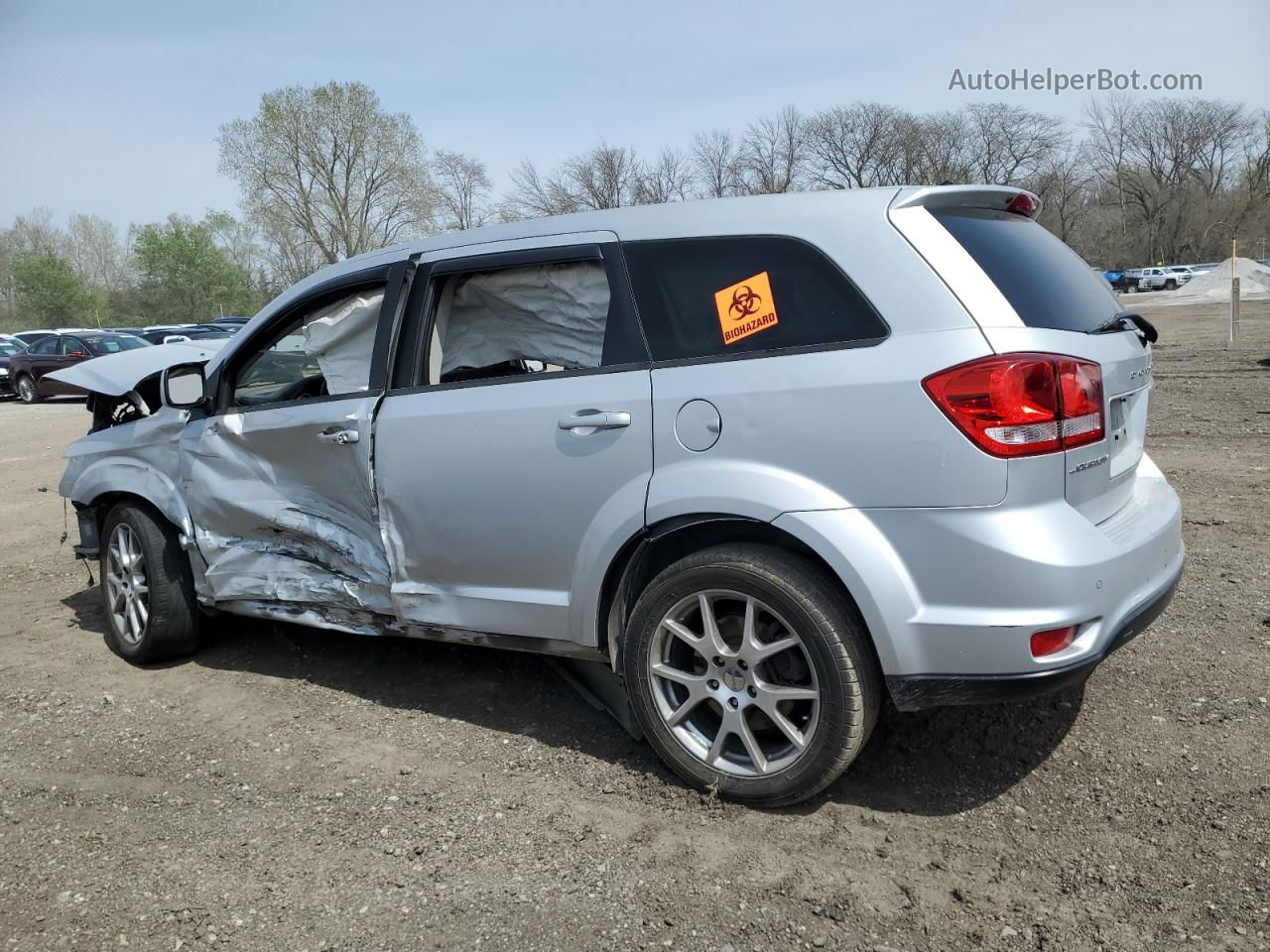 2014 Dodge Journey R/t Silver vin: 3C4PDCEG4ET276394