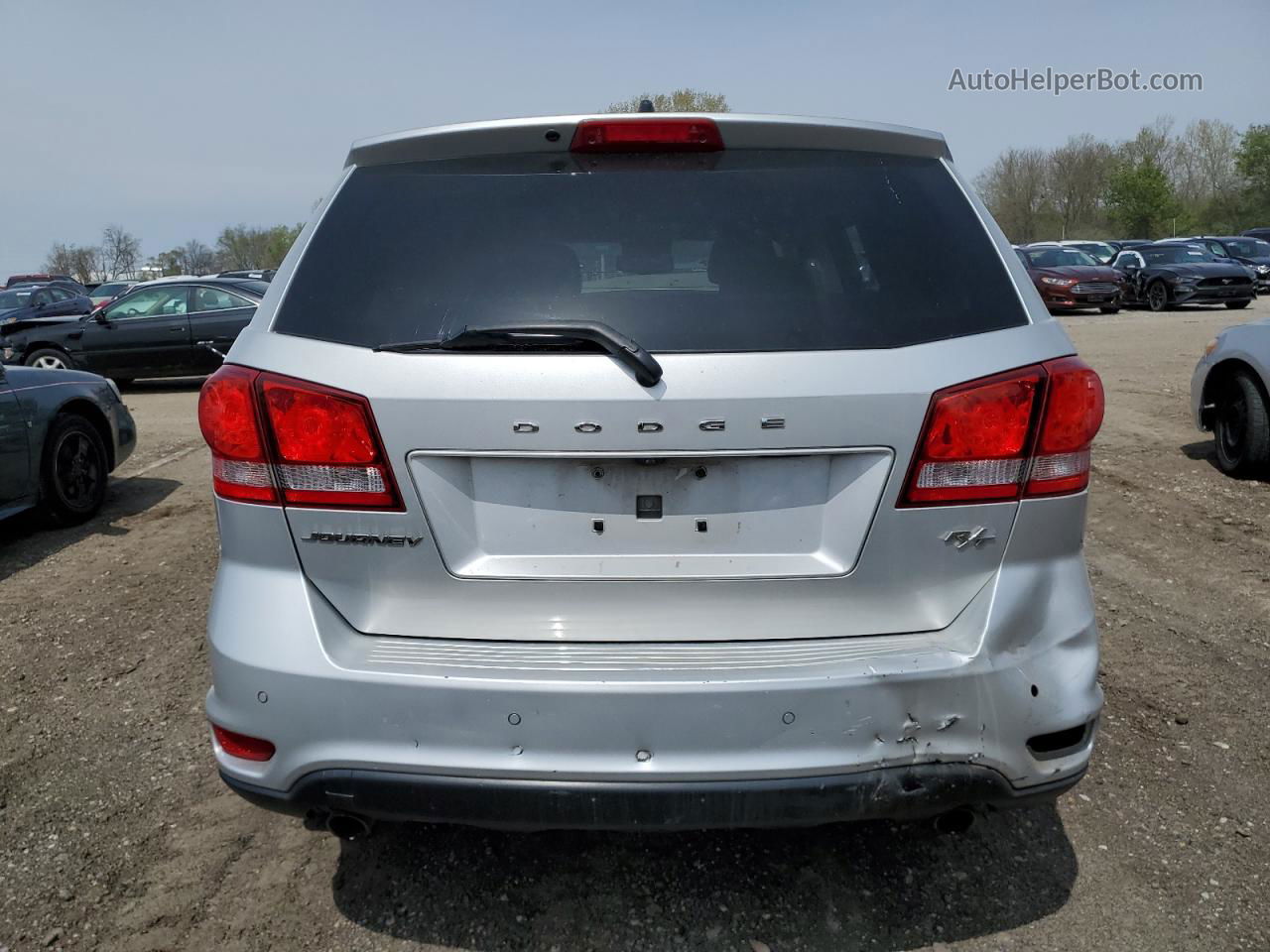 2014 Dodge Journey R/t Silver vin: 3C4PDCEG4ET276394