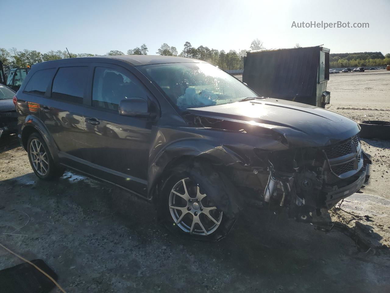 2016 Dodge Journey R/t Gray vin: 3C4PDCEG4GT231197