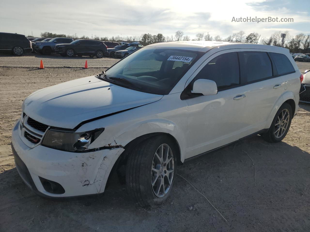 2015 Dodge Journey R/t White vin: 3C4PDCEG5FT669418