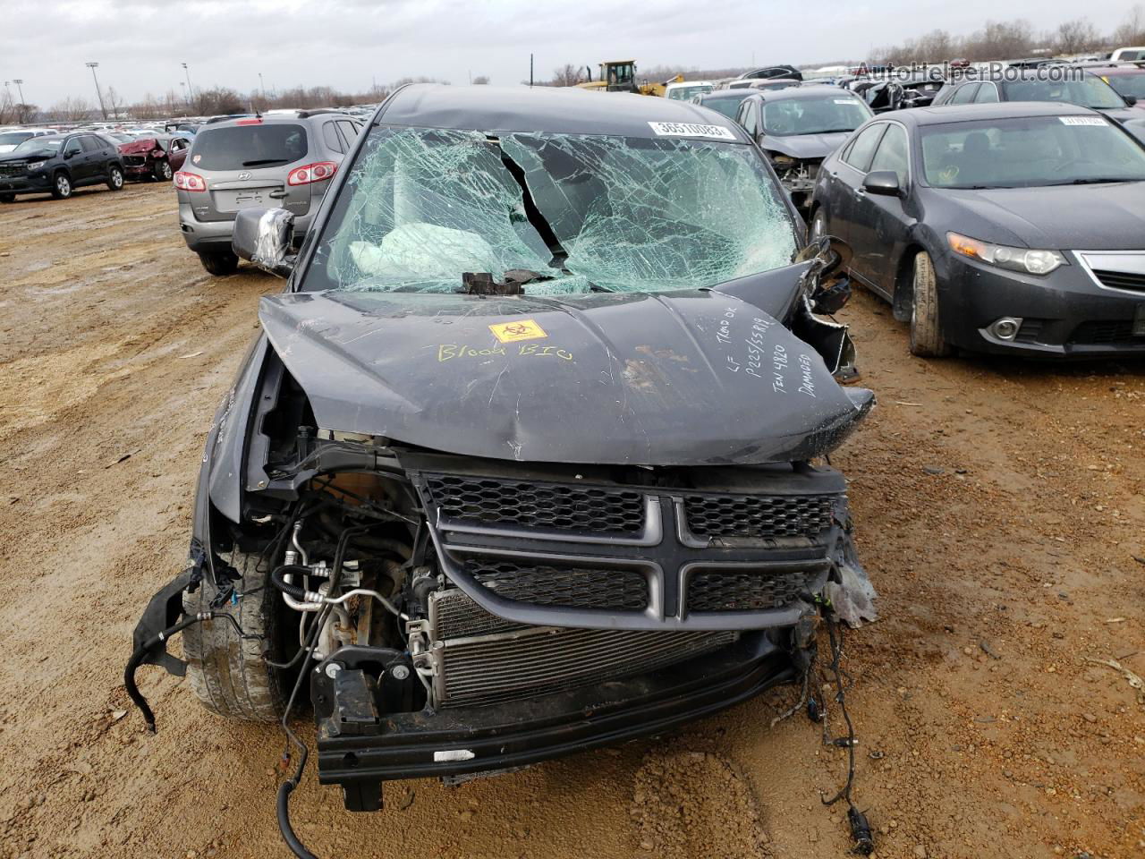 2015 Dodge Journey R/t Gray vin: 3C4PDCEG5FT748538