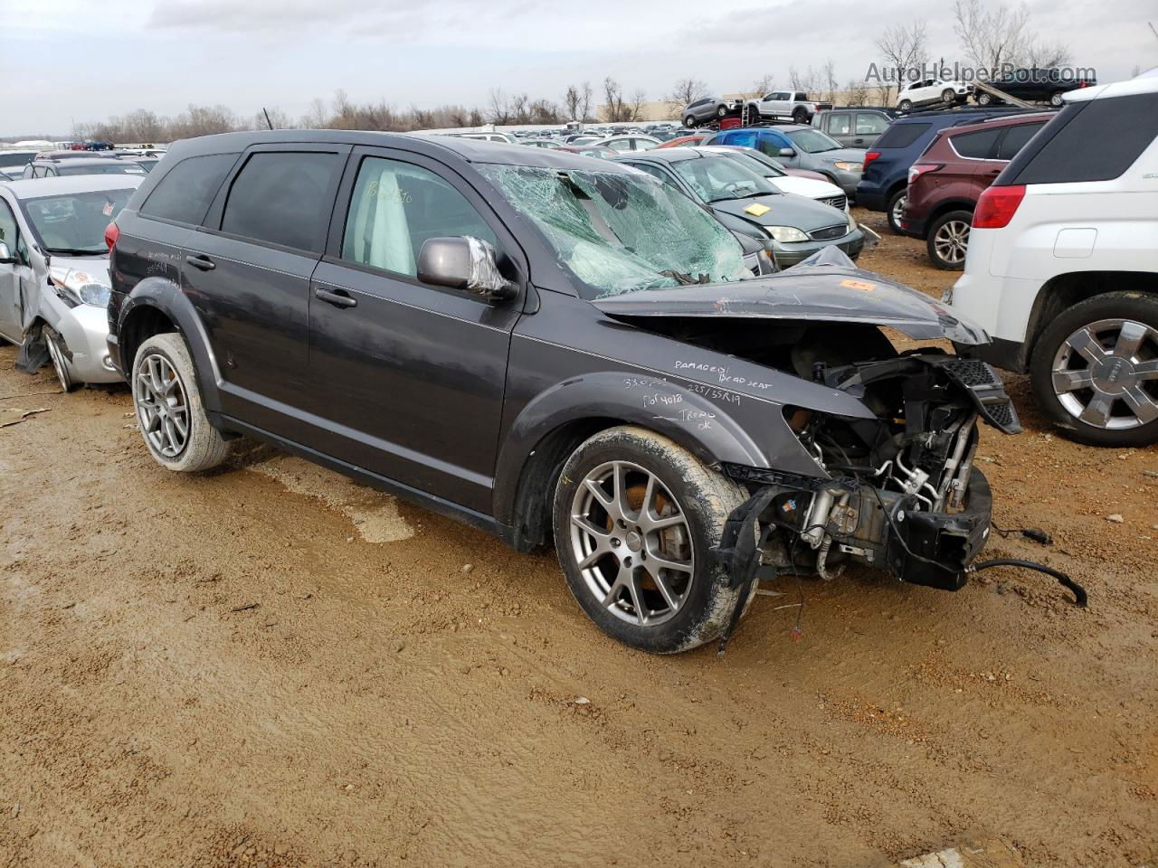 2015 Dodge Journey R/t Gray vin: 3C4PDCEG5FT748538