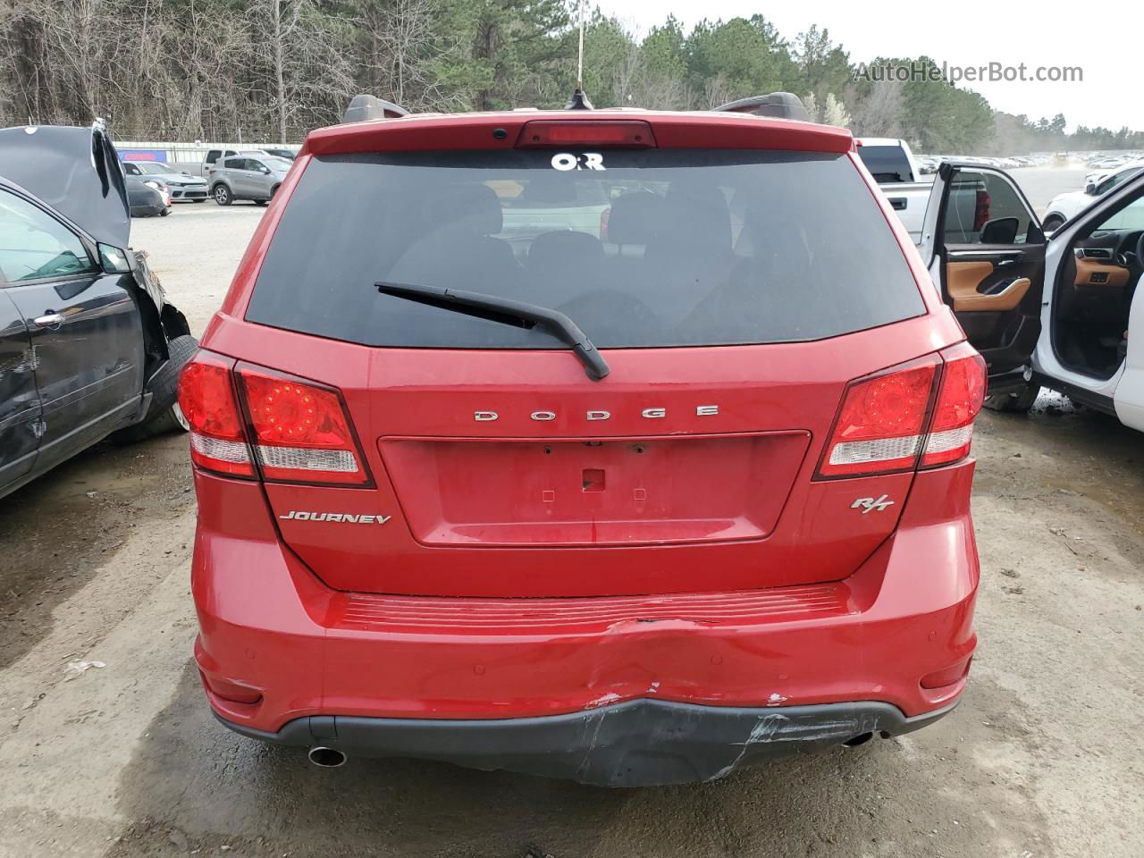 2016 Dodge Journey R/t Красный vin: 3C4PDCEG6GT128332