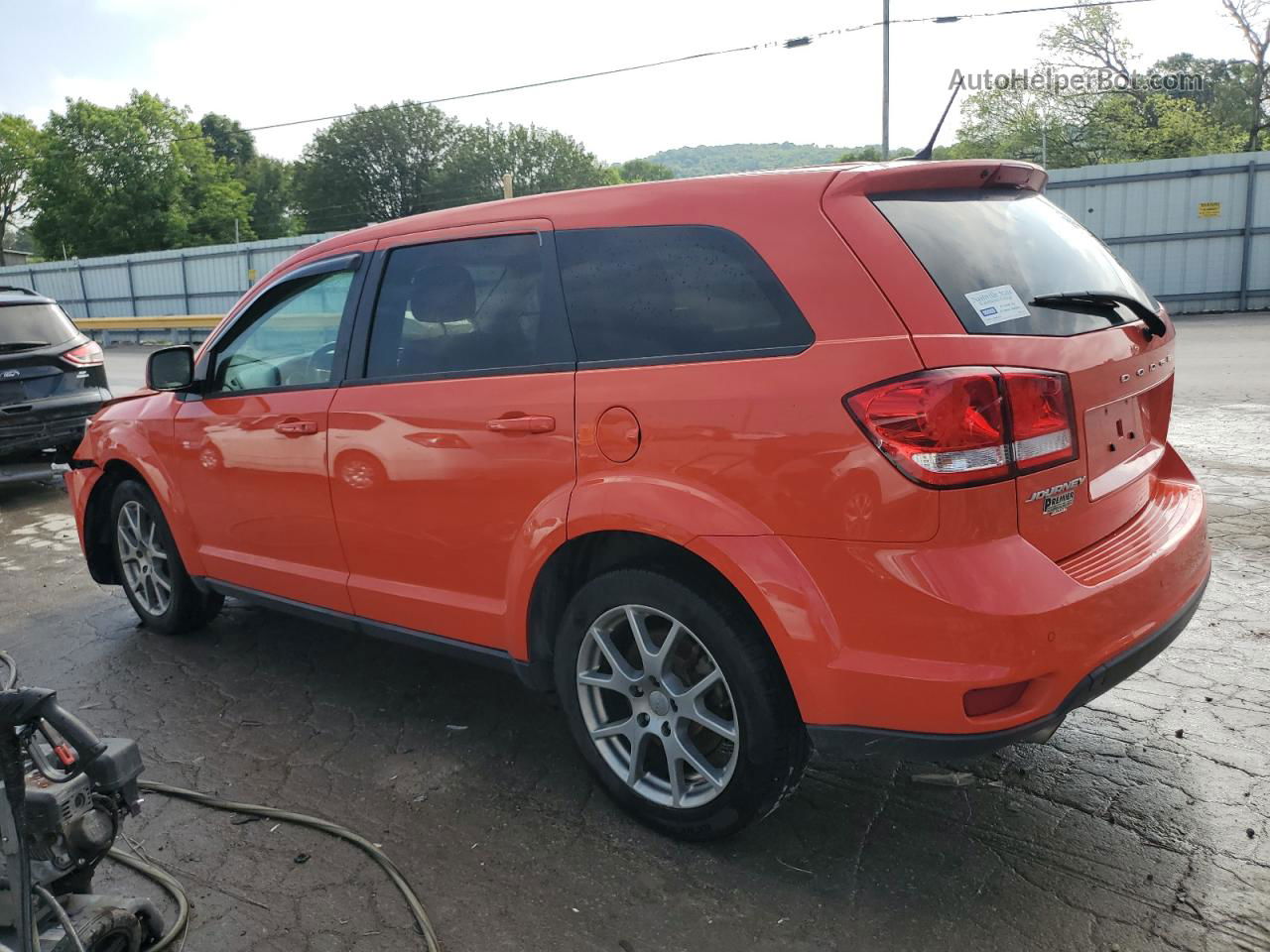 2017 Dodge Journey Gt Orange vin: 3C4PDCEG6HT562302