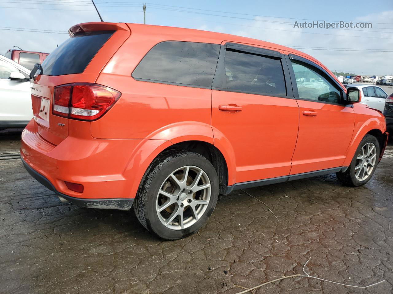 2017 Dodge Journey Gt Orange vin: 3C4PDCEG6HT562302