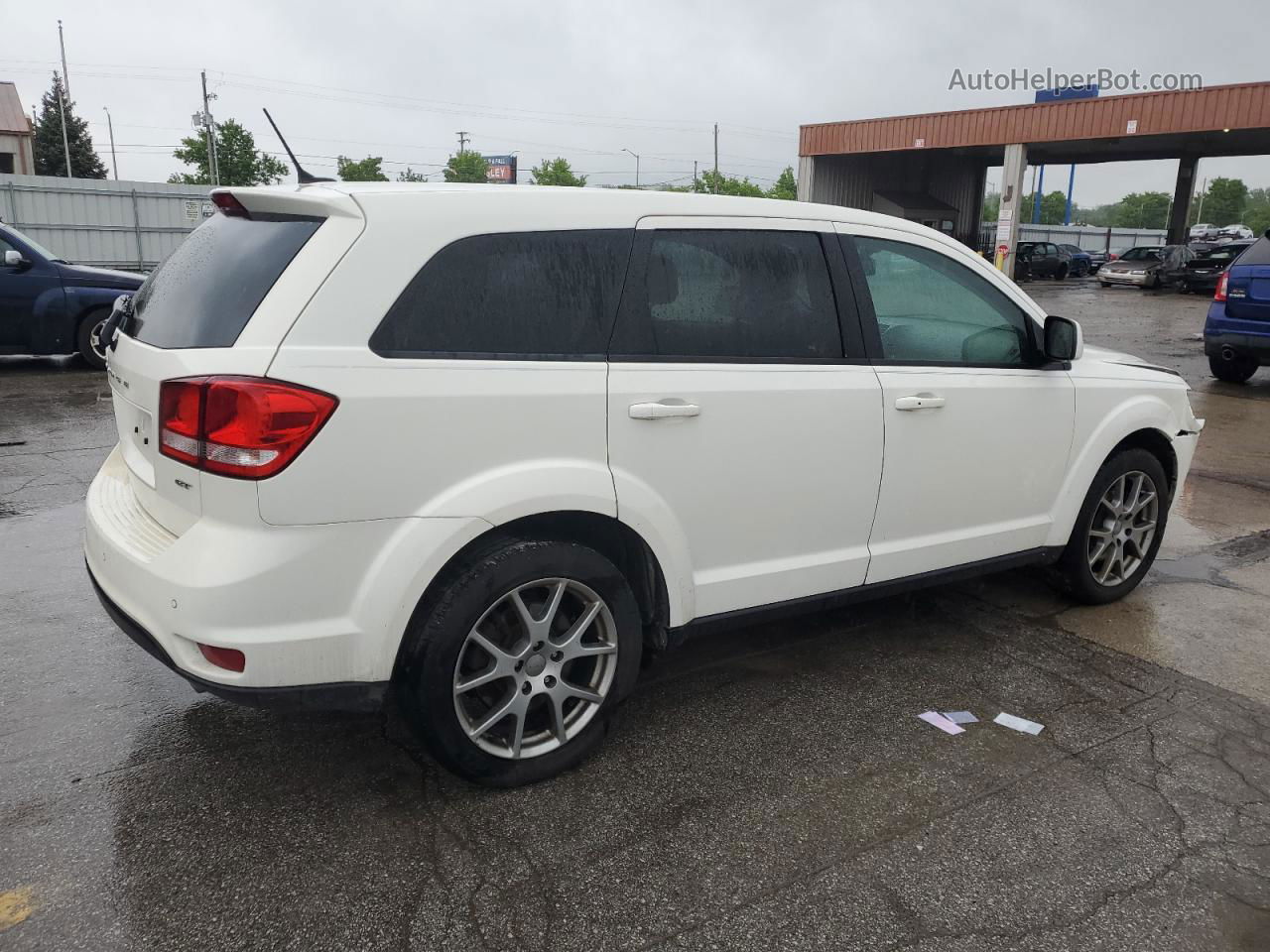 2017 Dodge Journey Gt White vin: 3C4PDCEG7HT581926