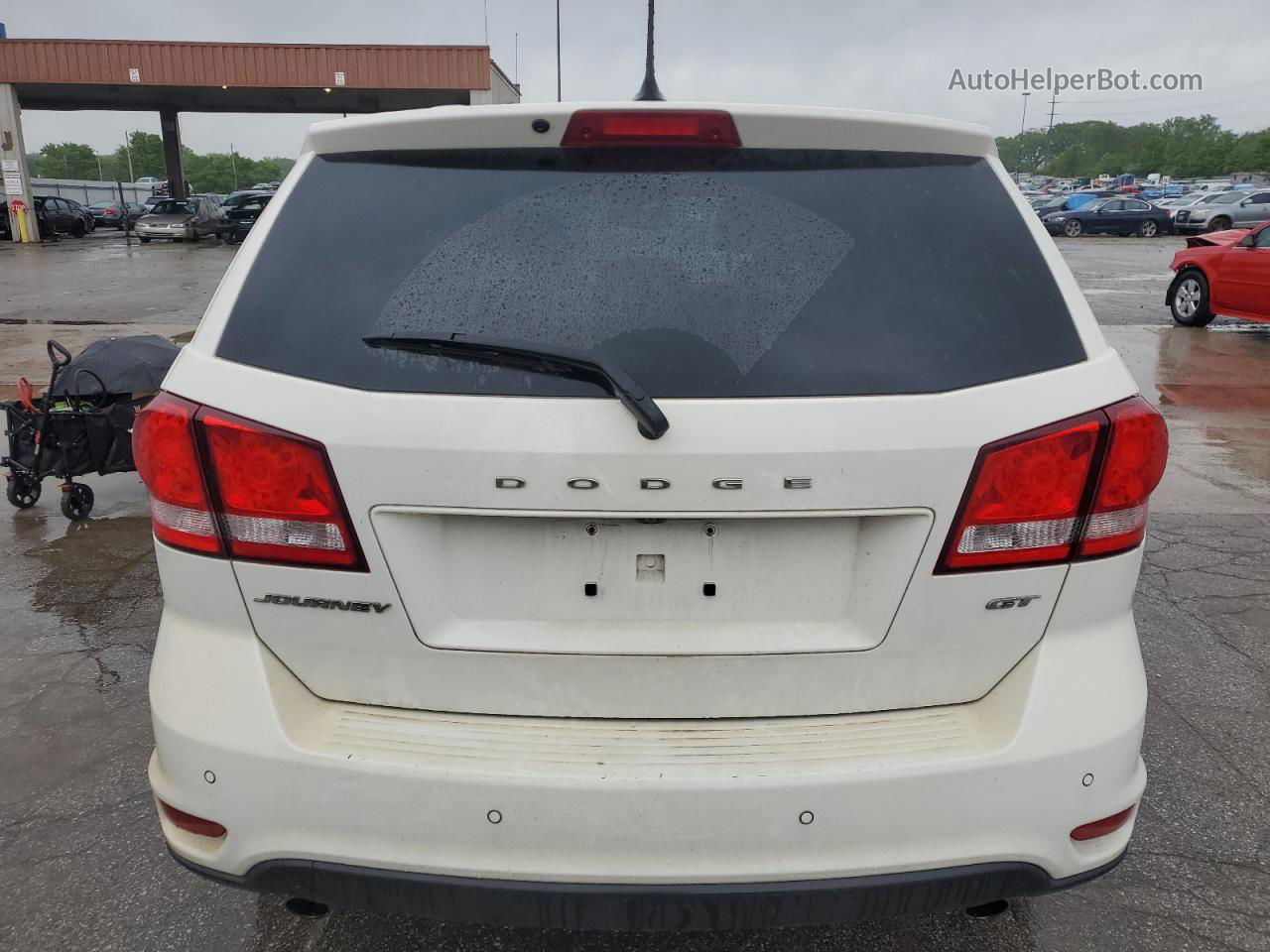 2017 Dodge Journey Gt White vin: 3C4PDCEG7HT581926