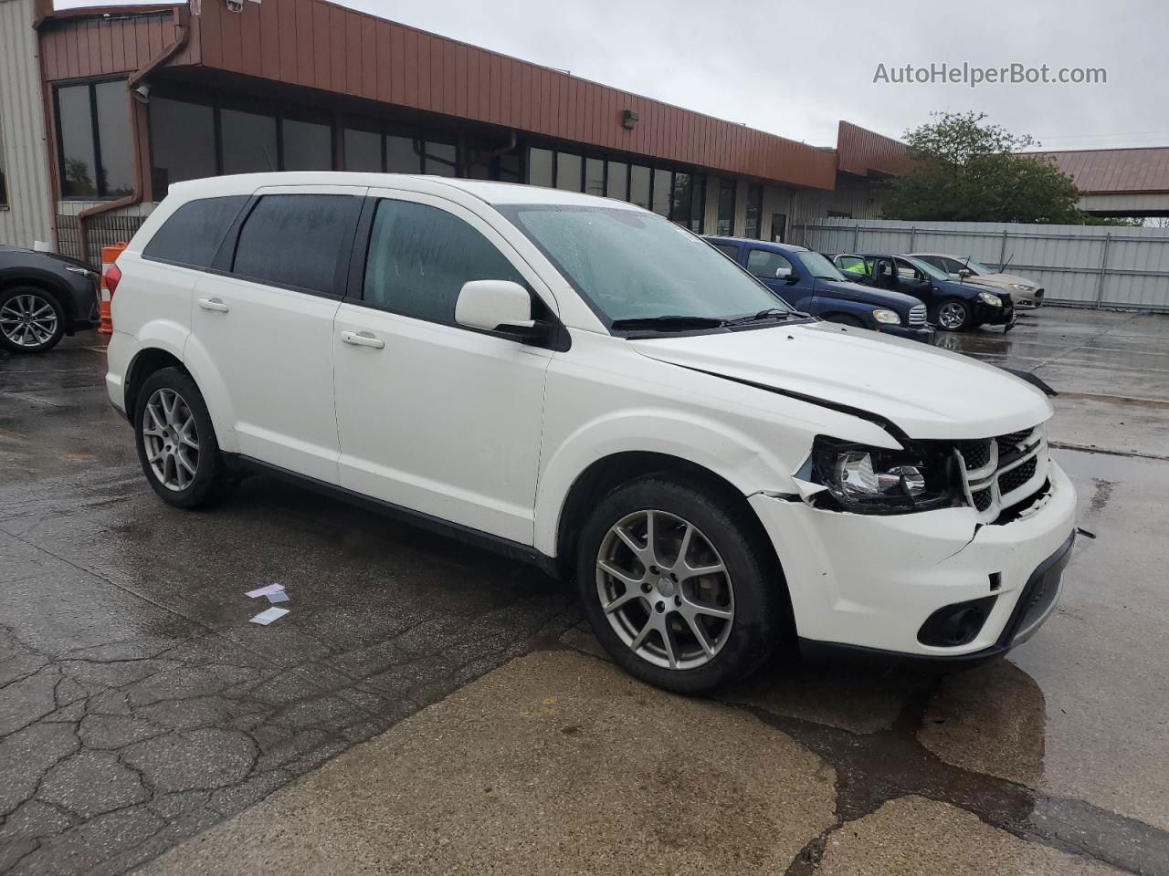 2017 Dodge Journey Gt White vin: 3C4PDCEG7HT581926