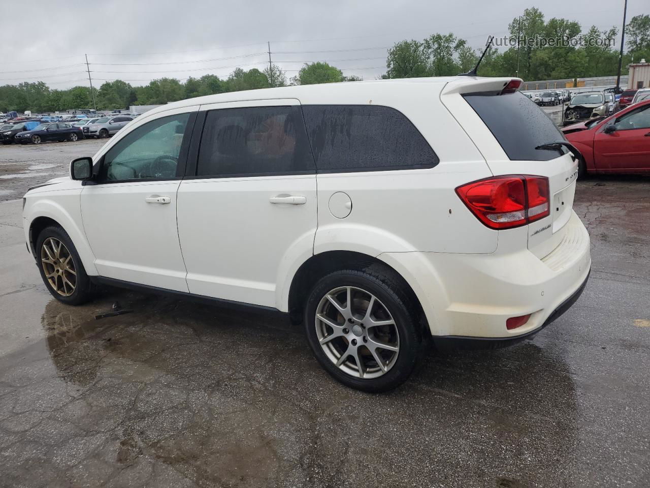 2017 Dodge Journey Gt White vin: 3C4PDCEG7HT581926