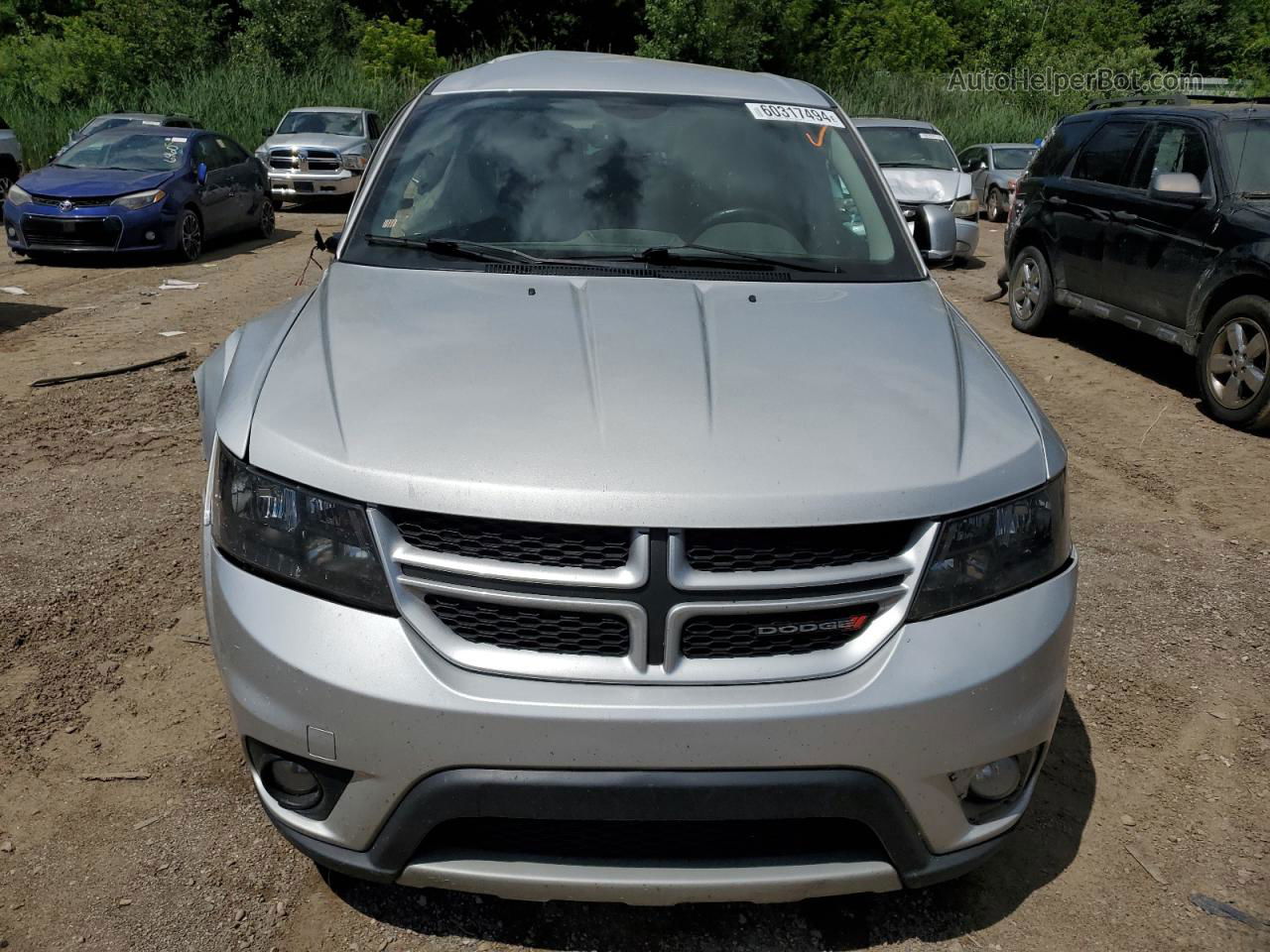 2014 Dodge Journey R/t Silver vin: 3C4PDCEG8ET277242