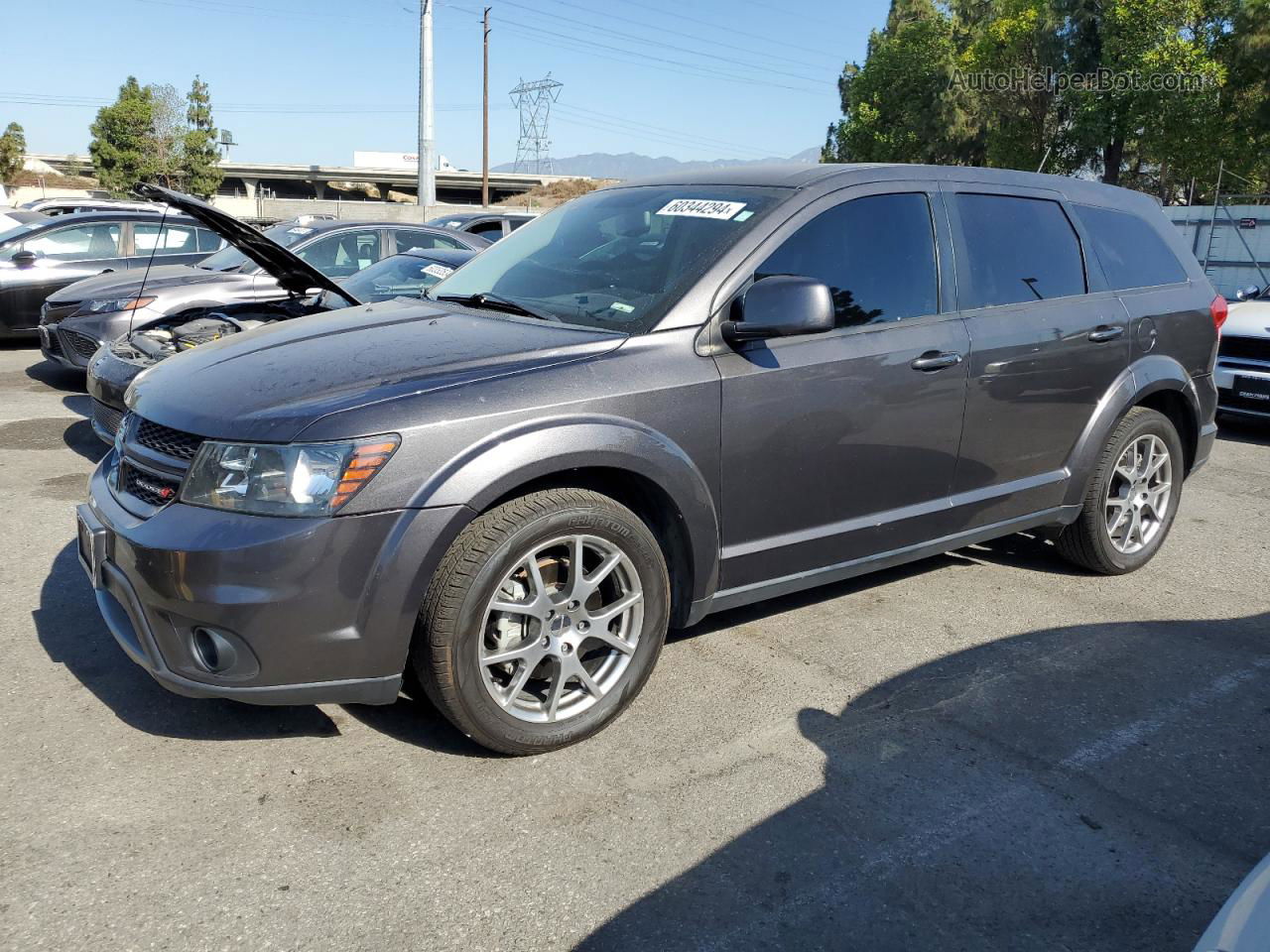 2016 Dodge Journey R/t Gray vin: 3C4PDCEG8GT230411