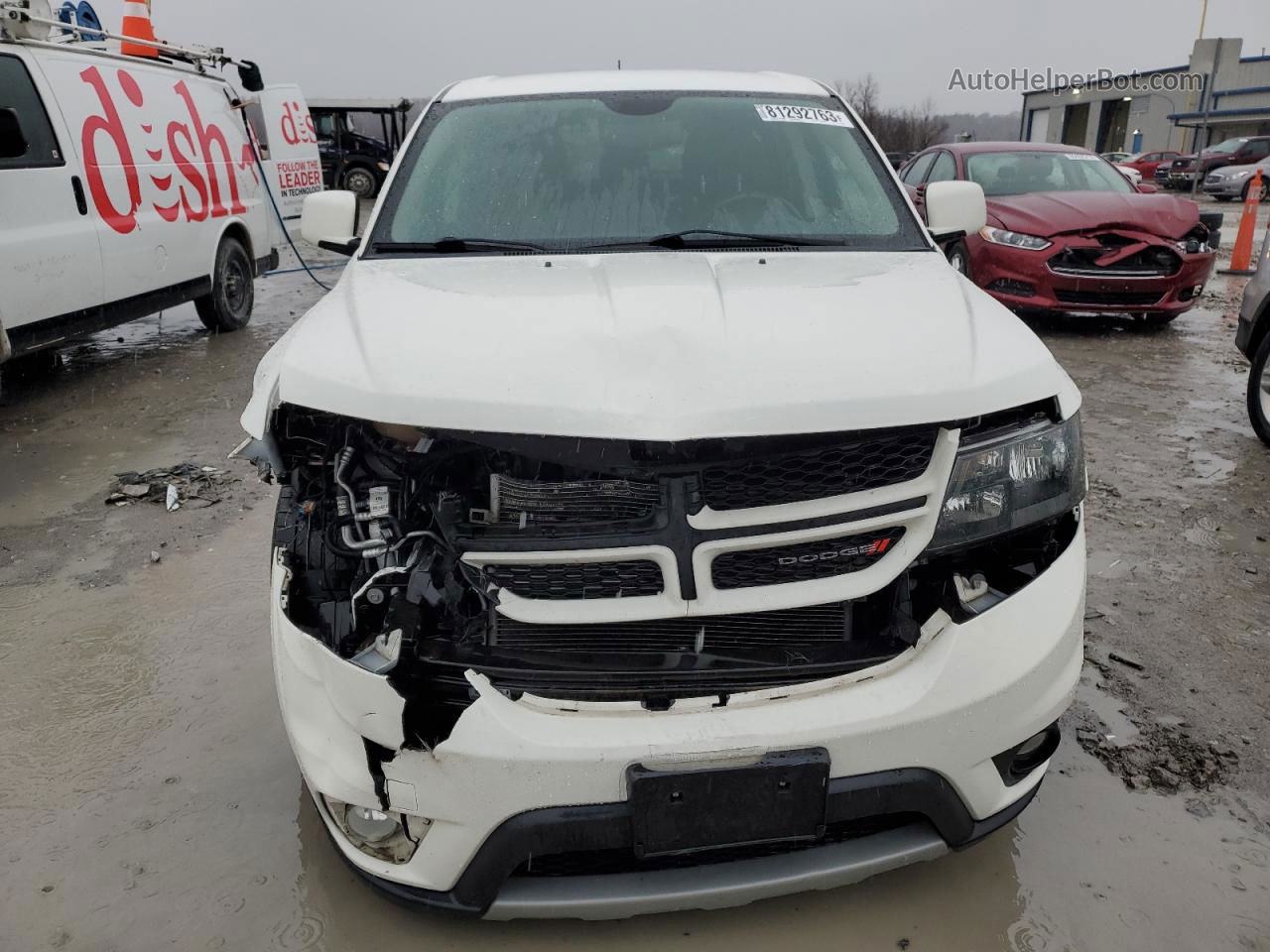 2016 Dodge Journey R/t White vin: 3C4PDCEGXGT181986