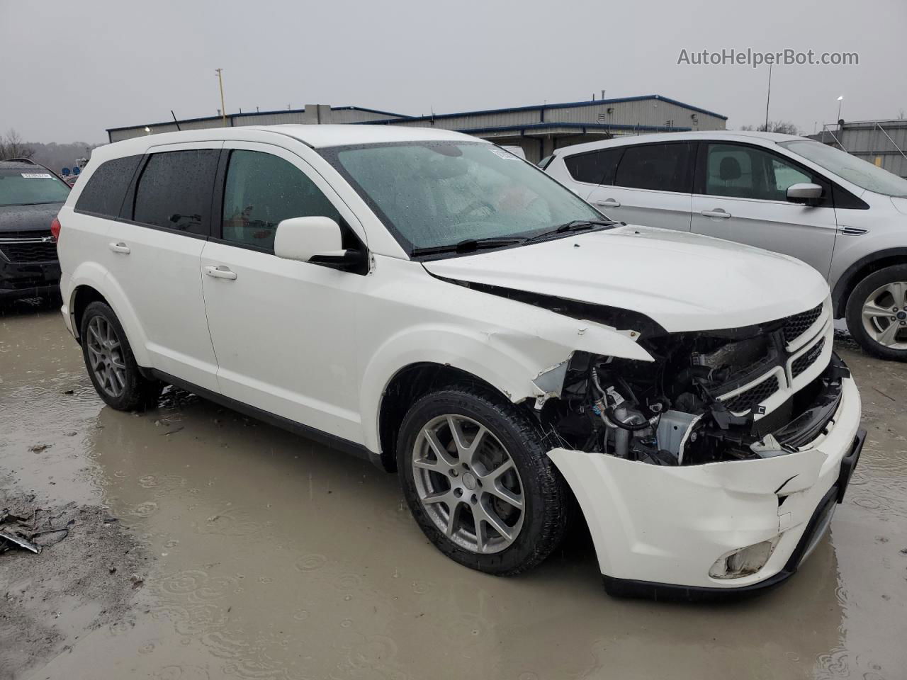 2016 Dodge Journey R/t White vin: 3C4PDCEGXGT181986