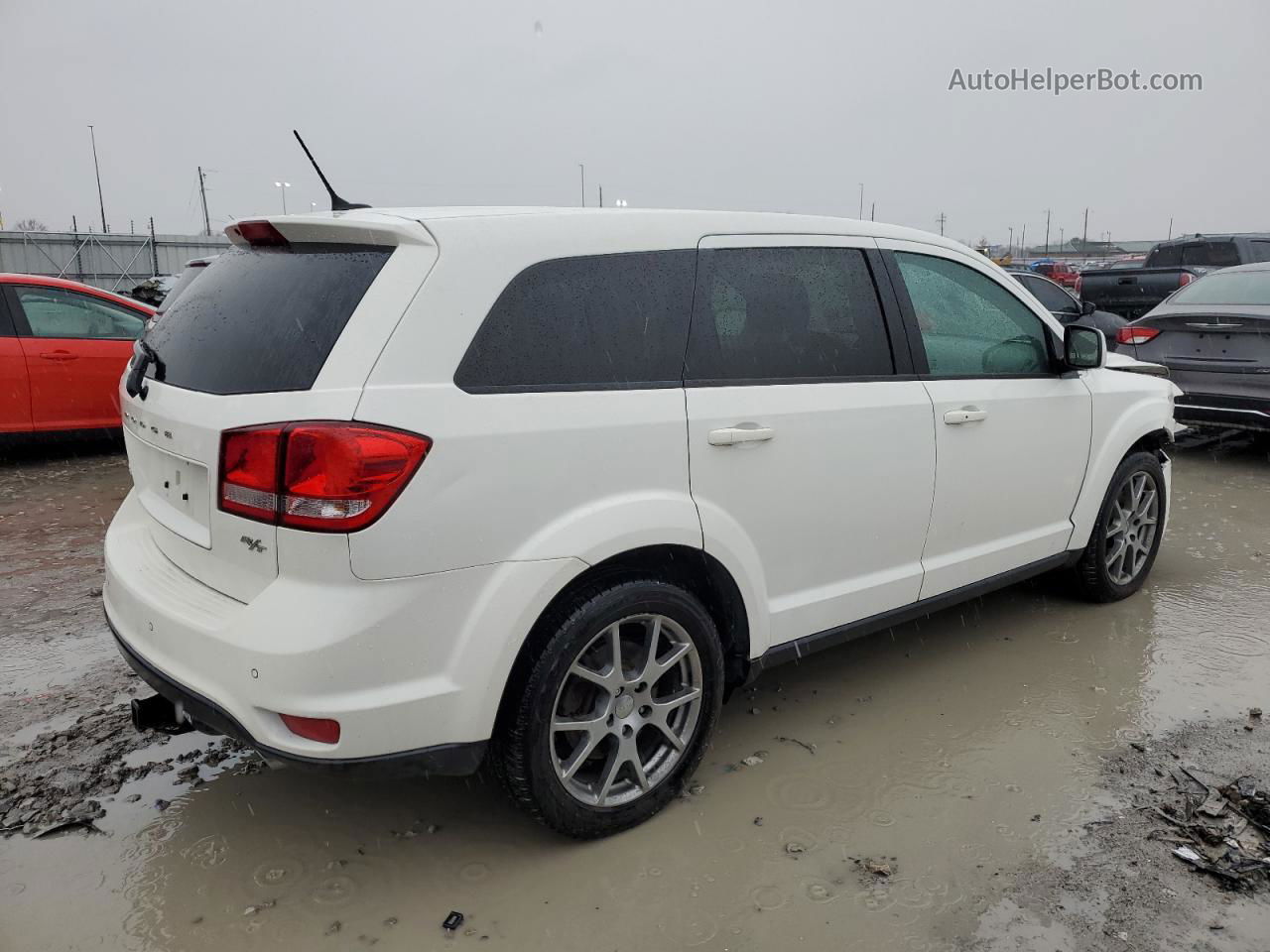 2016 Dodge Journey R/t White vin: 3C4PDCEGXGT181986