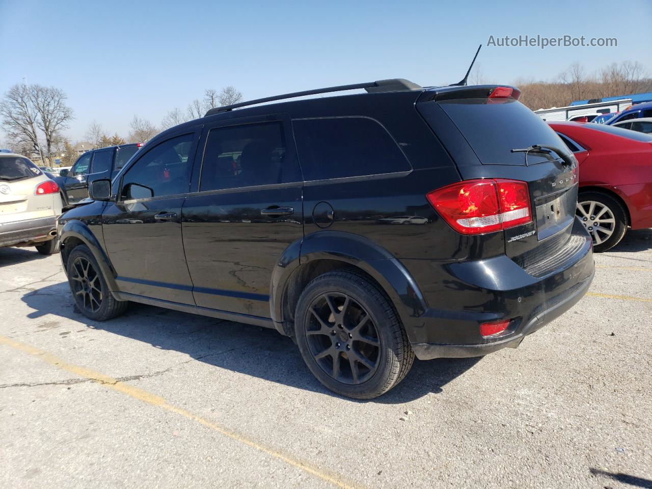 2017 Dodge Journey Gt Черный vin: 3C4PDCEGXHT501907