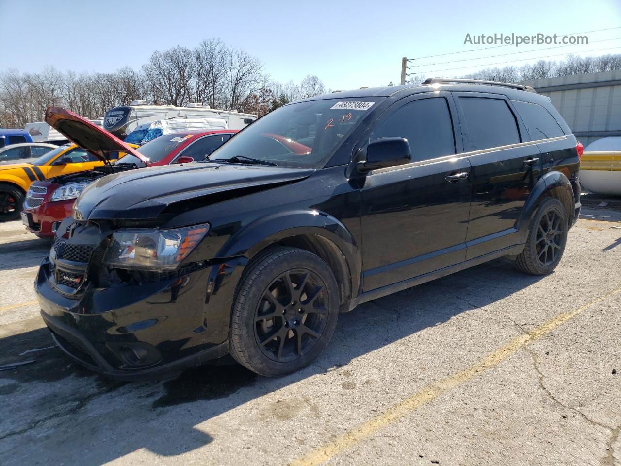 2017 Dodge Journey Gt Black vin: 3C4PDCEGXHT501907