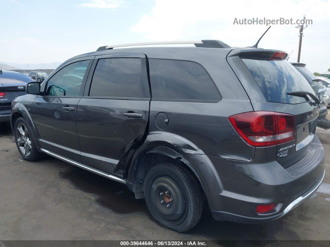 2014 Dodge Journey Crossroad Gray vin: 3C4PDCGB0ET276491