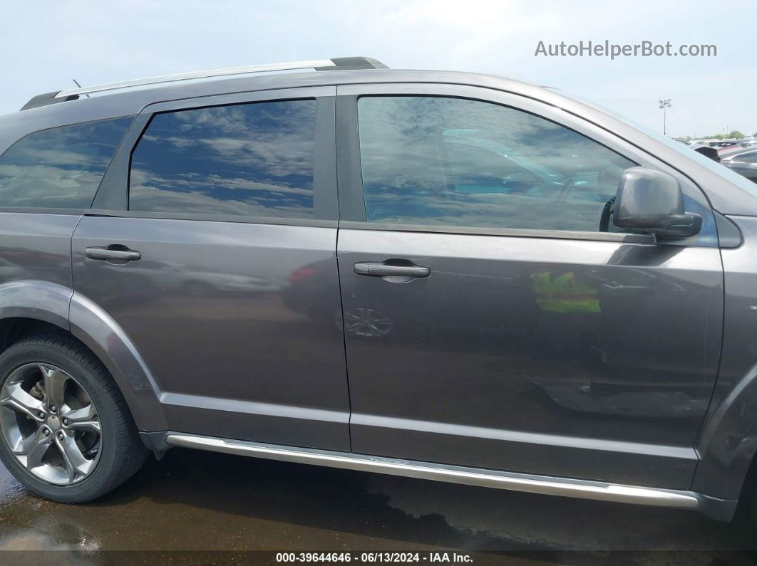 2014 Dodge Journey Crossroad Gray vin: 3C4PDCGB0ET276491