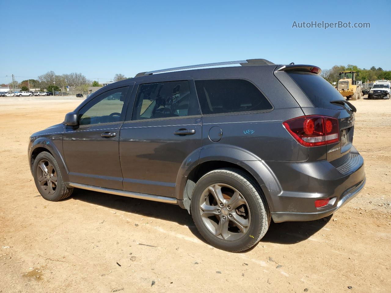 2015 Dodge Journey Crossroad Gray vin: 3C4PDCGB0FT587971