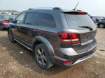 2015 Dodge Journey Crossroad Gray vin: 3C4PDCGB0FT641172