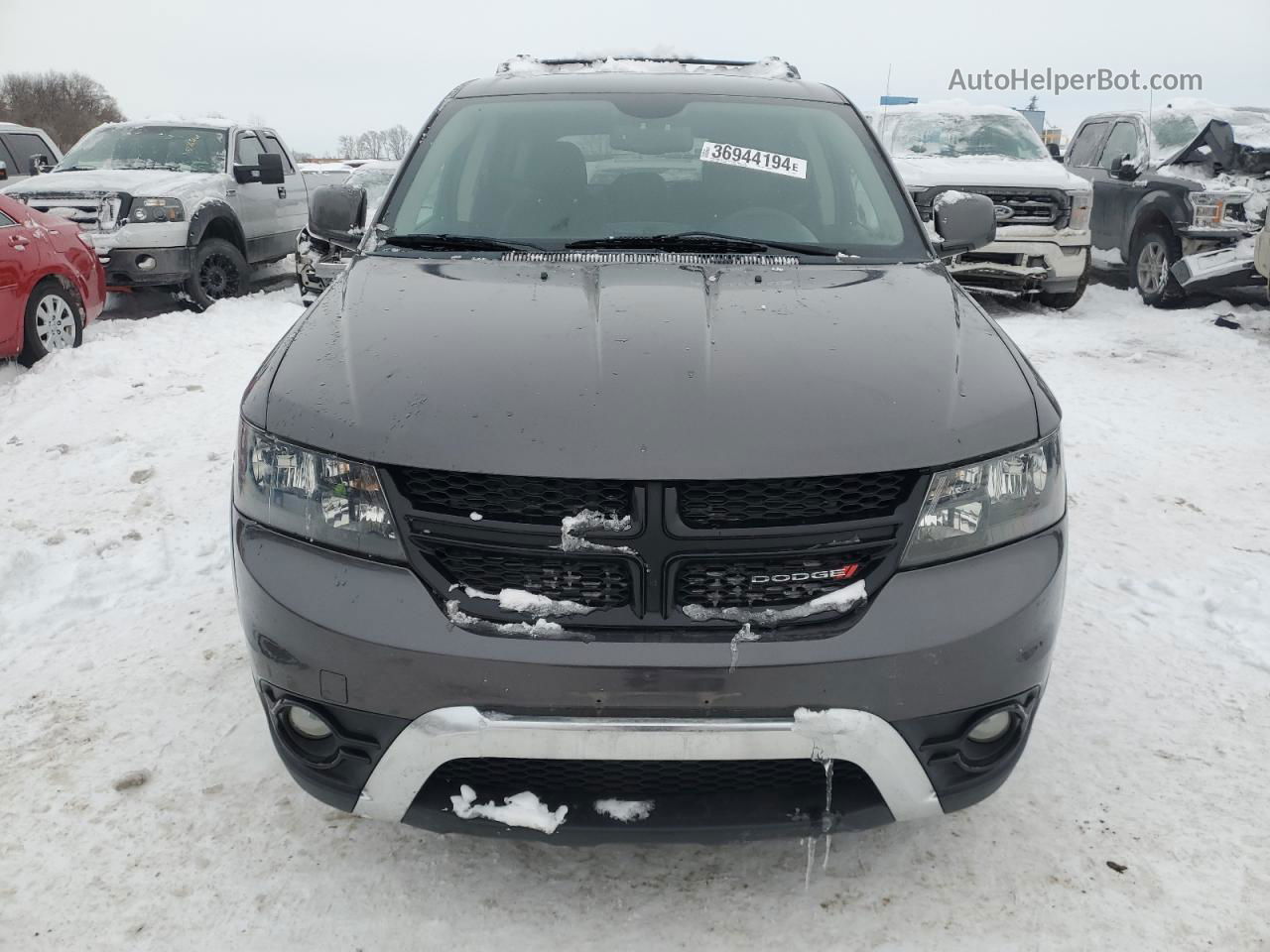 2015 Dodge Journey Crossroad Gray vin: 3C4PDCGB0FT711737