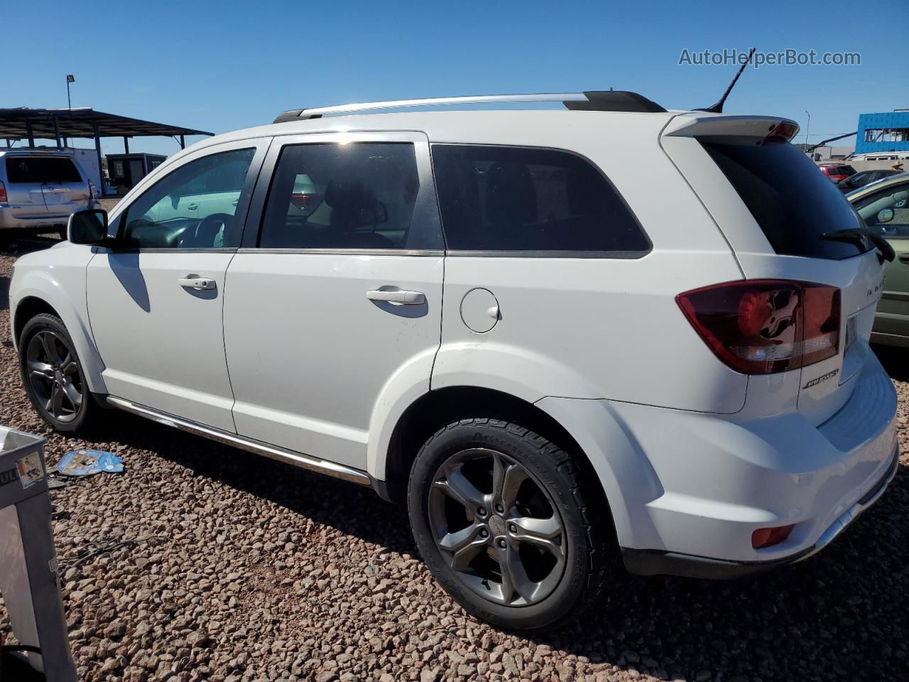 2016 Dodge Journey Crossroad White vin: 3C4PDCGB0GT107171