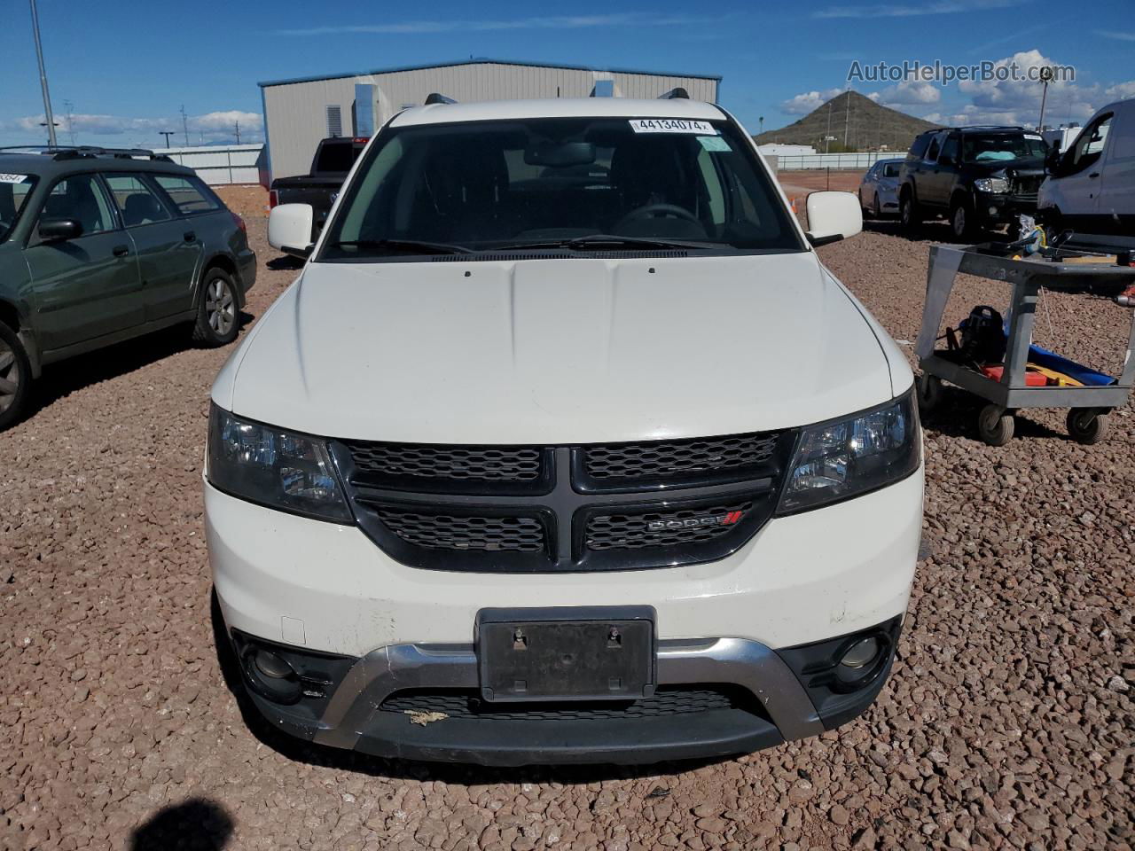 2016 Dodge Journey Crossroad Белый vin: 3C4PDCGB0GT107171