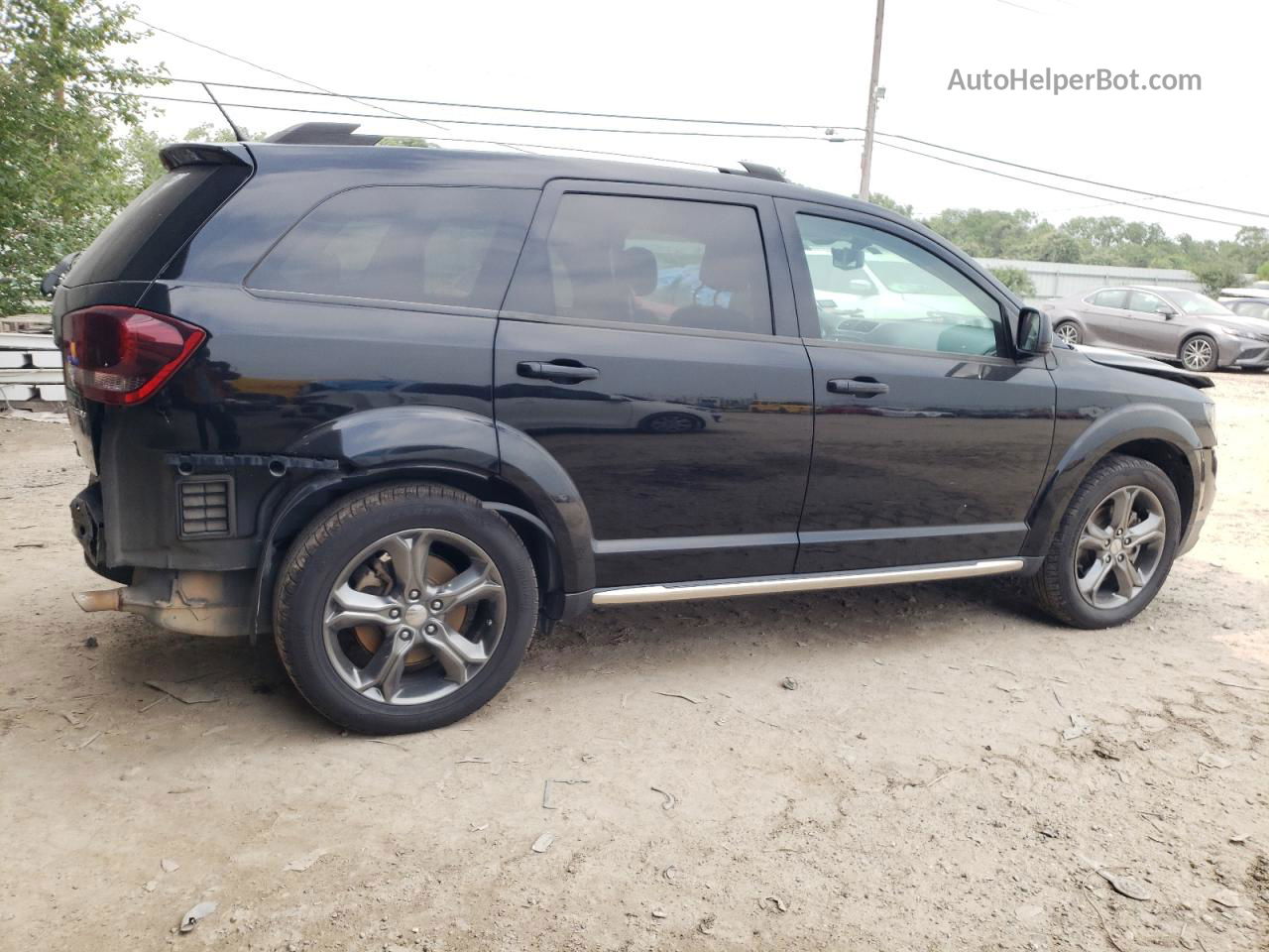 2017 Dodge Journey Crossroad Black vin: 3C4PDCGB0HT516241