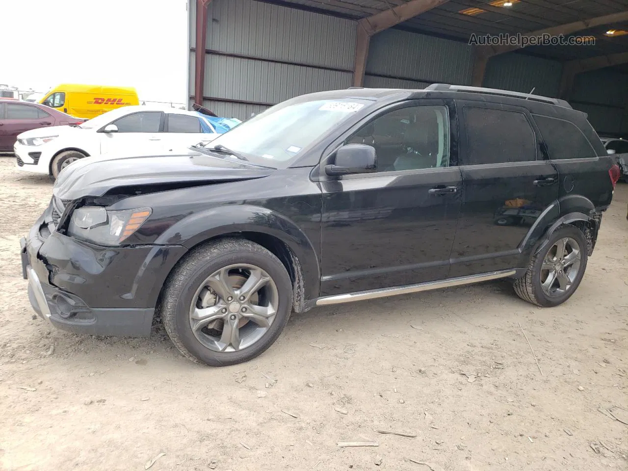 2017 Dodge Journey Crossroad Black vin: 3C4PDCGB0HT516241