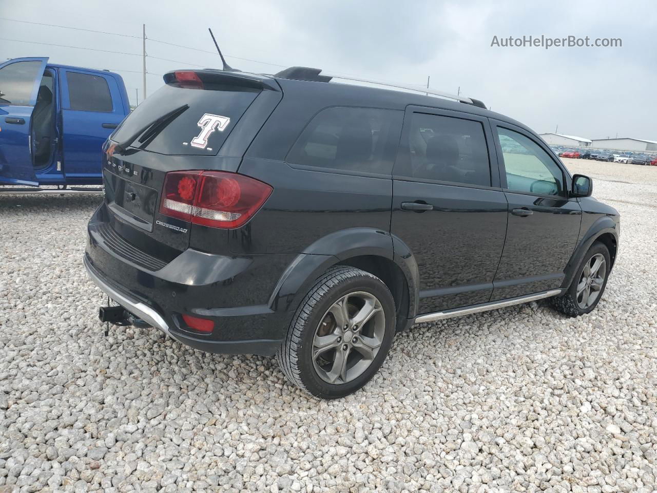 2017 Dodge Journey Crossroad Black vin: 3C4PDCGB0HT708548