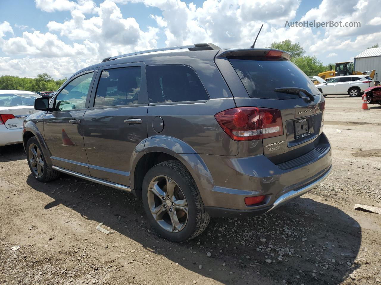 2015 Dodge Journey Crossroad Серый vin: 3C4PDCGB1FT547429